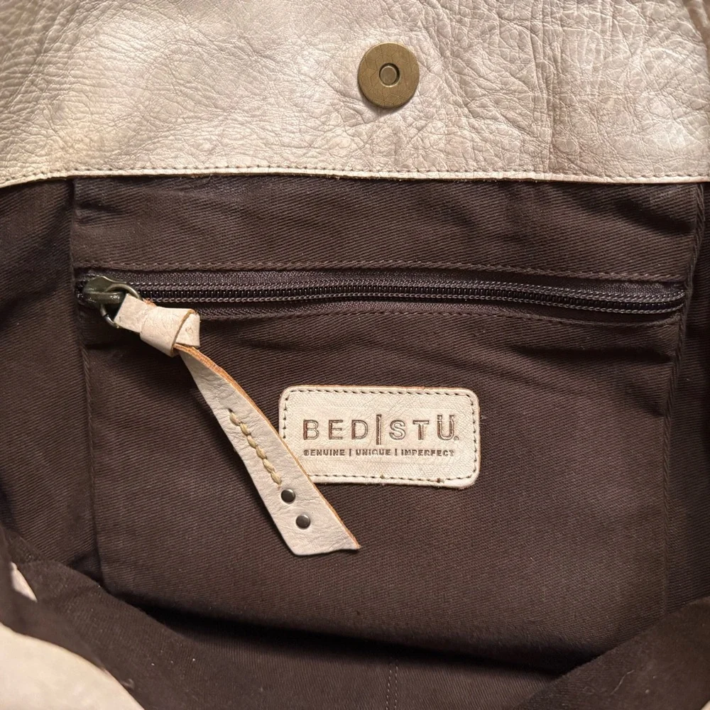 BED|STU Stevie Nectar Lux Tan Rustic Tote - Picture 5 of 6